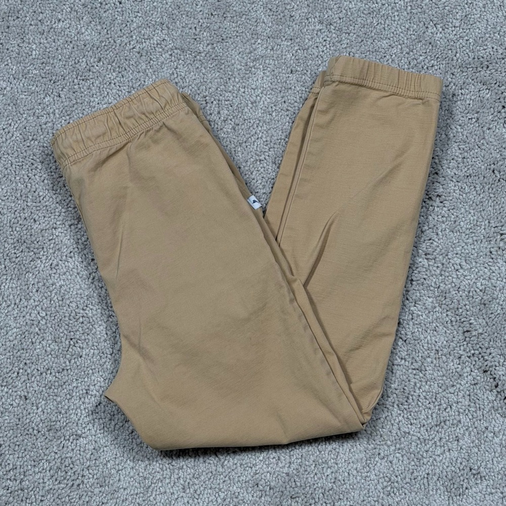 Tommy Bahama Boys Khaki Tan Elastic Waist Jogger Pants Size M 7/8